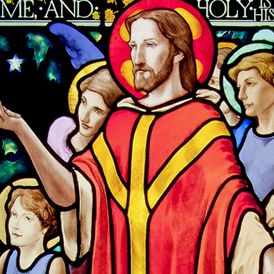 Stained Glass by Beyer Studio for Our Lady of the Mountain Church